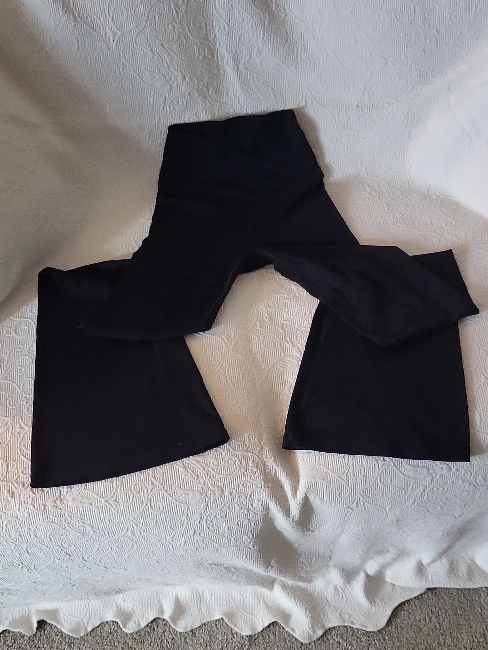 aerie Black Kids Flared Leggings
